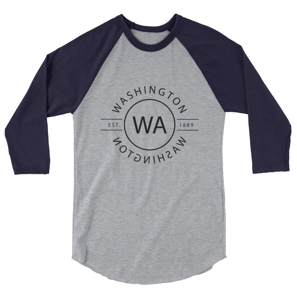 Washington Baseball Shirt 3/4 Sleeve Raglan