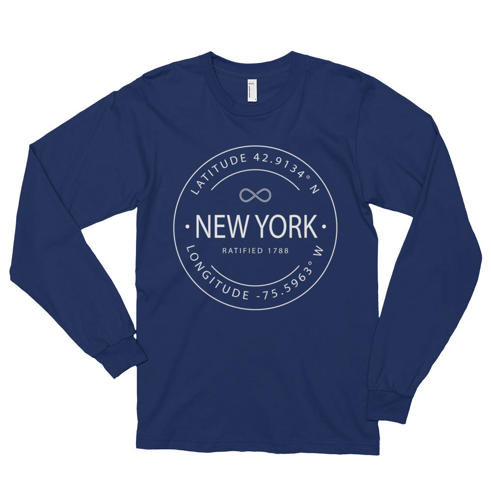 NEW YORK Unisex Map T-Shirt – DISTANT LOCAL