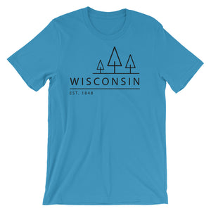 Wisconsin - Short-Sleeve Unisex T-Shirt - Established