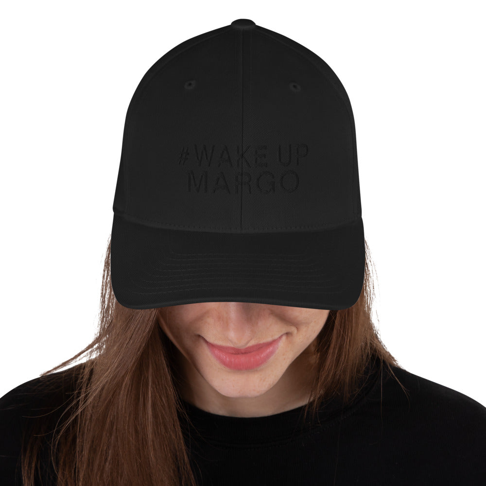 Margo's Collection - #WAKUPMARGO - Structured Twill Cap - 2 Sizes - Embroidered Front and Back (#WUM)