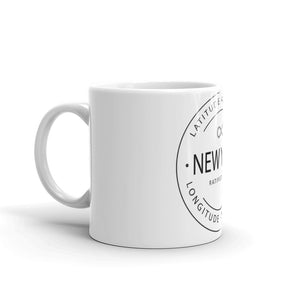 New York - Mug - Latitude & Longitude