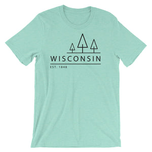 Wisconsin - Short-Sleeve Unisex T-Shirt - Established