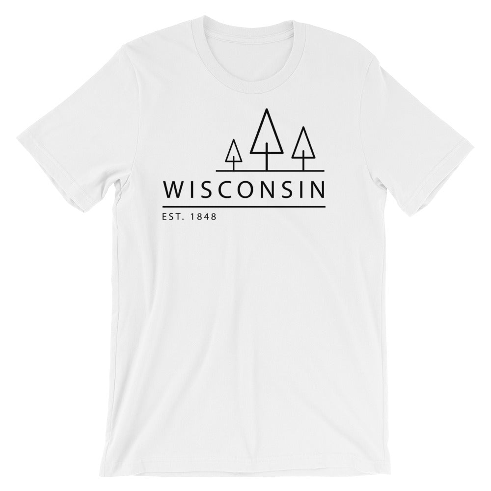 Wisconsin - Short-Sleeve Unisex T-Shirt - Established