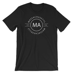 Massachusetts - Short-Sleeve Unisex T-Shirt - Reflections