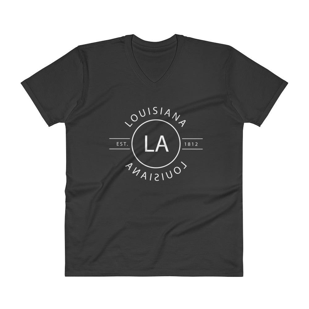 Louisiana - V-Neck T-Shirt - Reflections