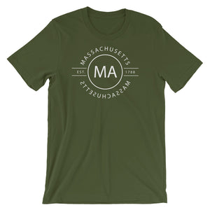 Massachusetts - Short-Sleeve Unisex T-Shirt - Reflections