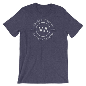 Massachusetts - Short-Sleeve Unisex T-Shirt - Reflections